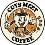 Cuts Meet Coffee Logo